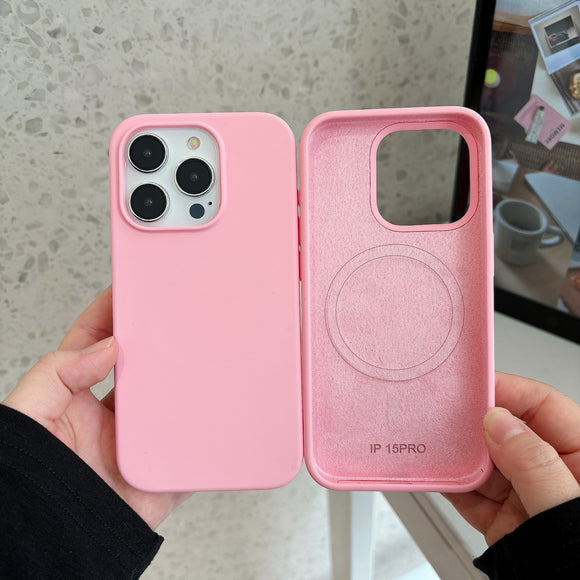 Funda Magnética Líquida para Teléfono con Carga Inalámbrica