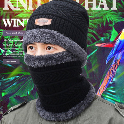 Conjunto Gorro y Bufanda Térmica para Hombre - Protección Invierno Fleece Acolchado