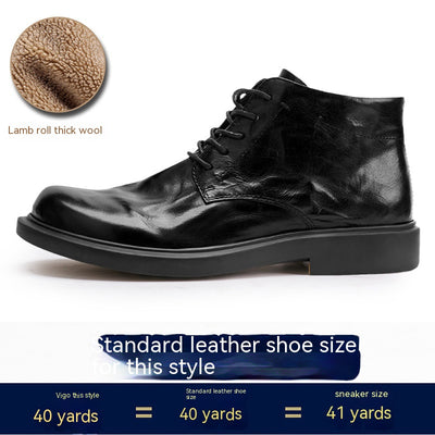 Botas Martin Altas Casuales Ejecutivas con Patrón Grab para Hombre - Image 7