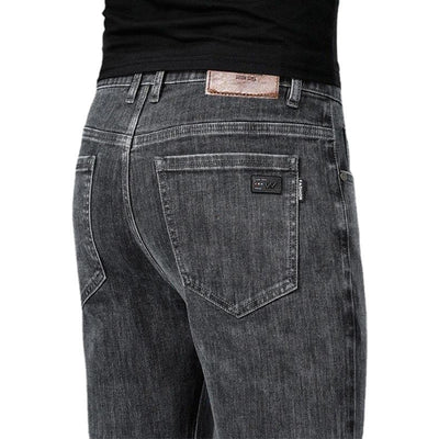 Pantalones de Vestir Holgados Rectos Invierno Gruesos para Hombre - Image 5