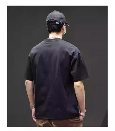Camiseta Morada Manga Corta para Hombre - Verano - Image 12