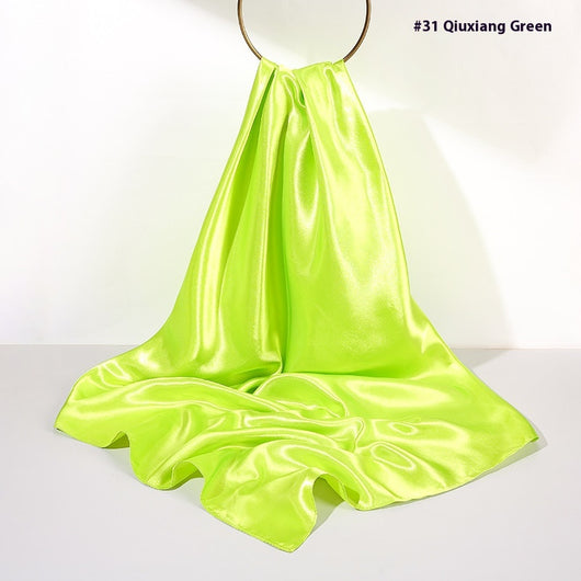 Pañuelo de Seda Artificial 90cm Satinado Brillante - Elegancia Pura - Image 34