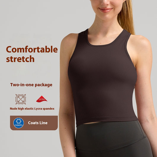 Chaleco Deportivo para Mujer con Protector de Pecho y Cintura Transpirable - Image 3