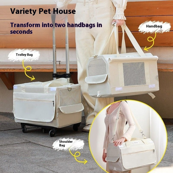Mochila de Transporte para Gatos con Control de Estrés