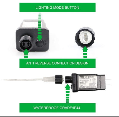 Luces LED Decorativas para Techo con Efecto Hielo - Image 9