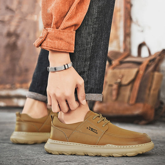 Zapatos Casuales de Cuero para Hombre - Diseño Versátil y Ligero - Image 7