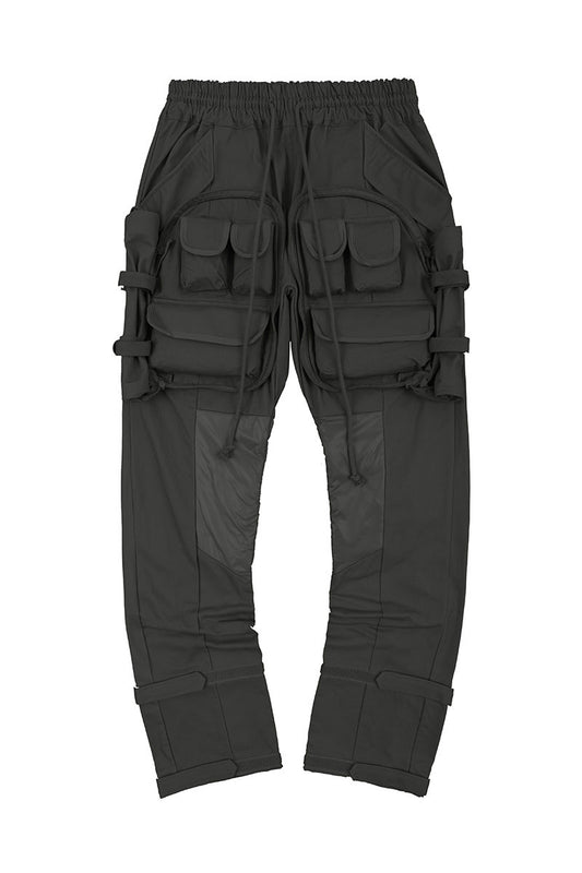 Pantalones Cargo Hip Hop Holgados con Múltiples Bolsillos - Image 2