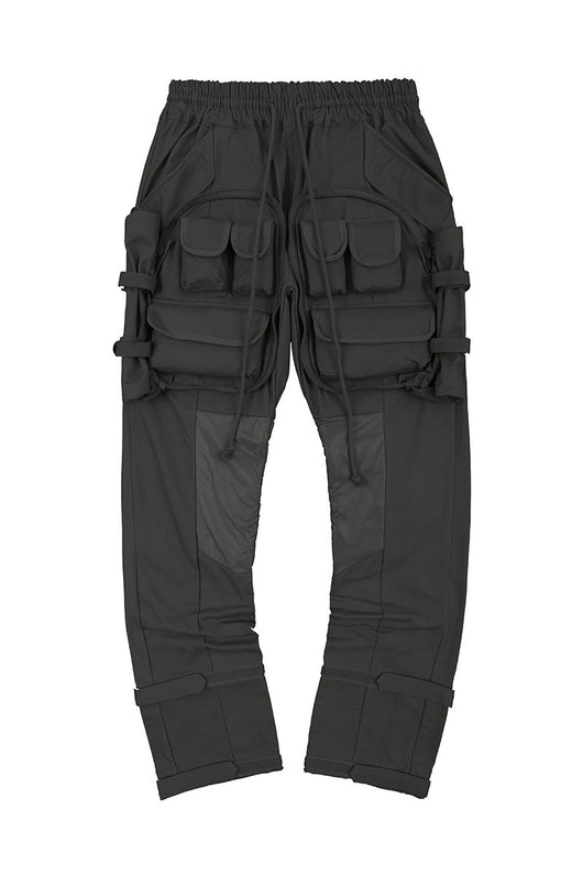Pantalones Cargo Hip Hop Holgados con Múltiples Bolsillos - Image 2