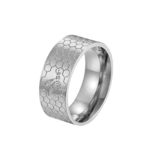 Anillo de Acero Inoxidable Dopamina para Parejas - Image 6