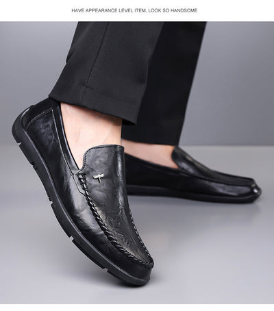 Zapatos Casuales de Cuero Transpirable para Hombre con Suela Suave - Image 19