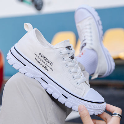 Zapatillas de Lona Ligeras Transpirables Estilo Coreano - Tenis Casuales Hombre Moda Urbana - Image 9