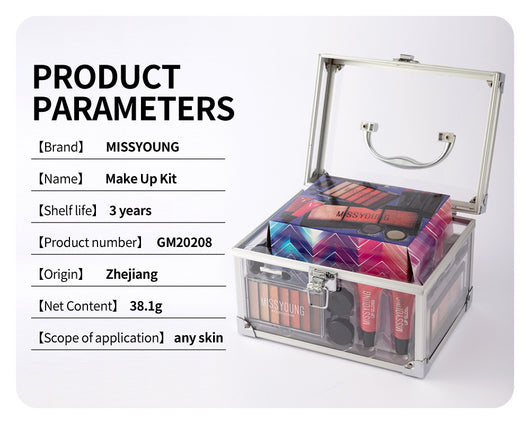 Kit Completo de Maquillaje Facial: Rubor, Sombra y Labial Estilo Europeo y Americano - Image 6