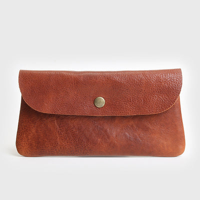 Billetera Retro de Cuero Genuino para Hombre - Ultradelgada y Artesanal - Image 4
