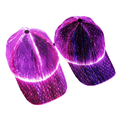 Gorro LED Luminoso de Fibra Óptica para Actividades Nocturnas - Image 10