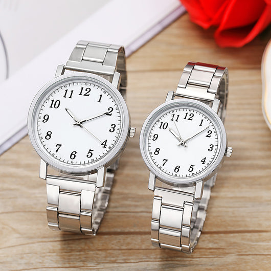 Reloj de Acero Inoxidable Unisex con Correa de Malla - Image 6