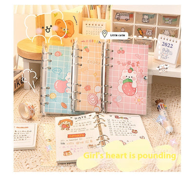 Cuaderno Espiral Suelto Contadora Adorable con Corazones - Diario de Notas - Image 15