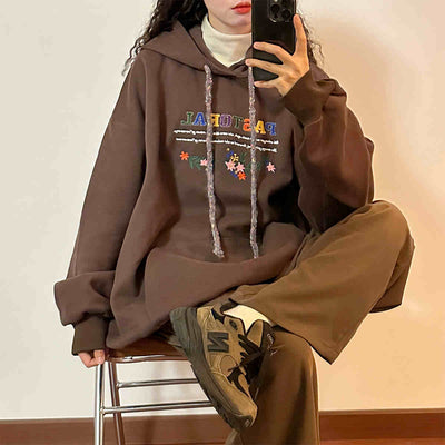 Sudadera con Capucha y Bordados Elegantes para Mujer - Image 10