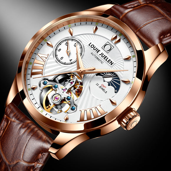 Reloj Mecánico Hueco Impermeable para Hombre