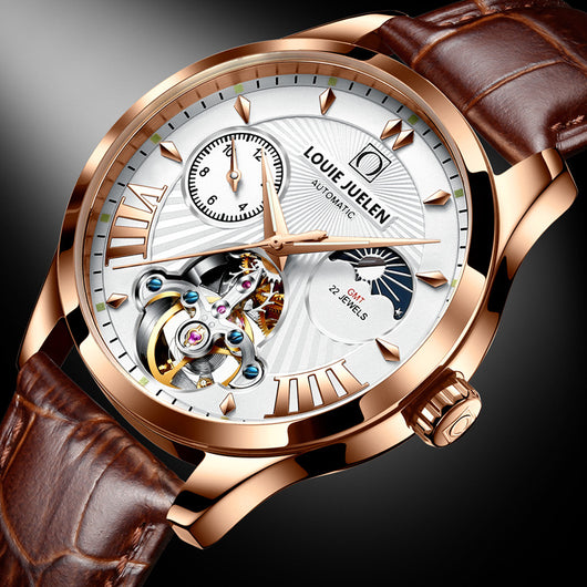 Reloj Mecánico Hueco Impermeable para Hombre - Image 2