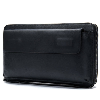 Billetera Larga de Cuero para Hombre con Cierre y Múltiples Compartimentos - Image 6