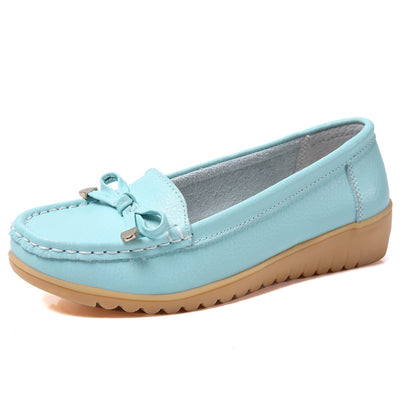 Zapatos Blancos Cómodos para Mujer Adulta con Tacón Inclinado Antideslizante - Image 8