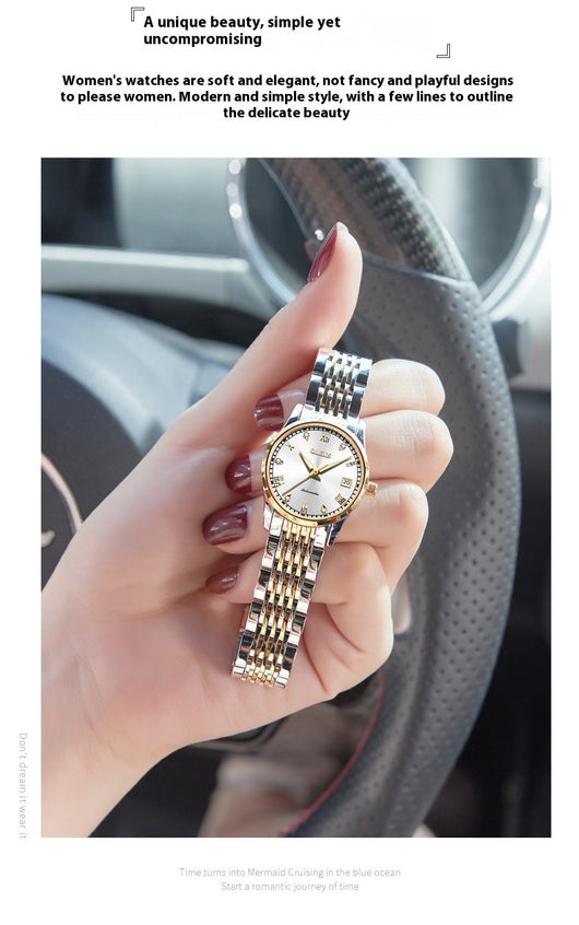 Reloj Automático para Mujer Resistente al Agua Diseño Minimalista - Image 12