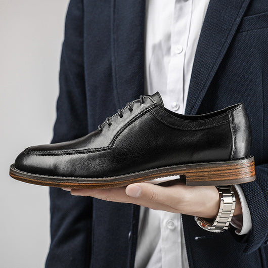 Zapatos de Vestir Ejecutivos Estilo Británico Clásico Pulido - Image 4
