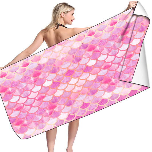 Toalla de Baño Microfibra 3D con Diseño Playa - Rectangular Premium - Image 42