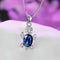 Azul Verde Diamond Tourmaline Tortoise Necklace Dark Azul
