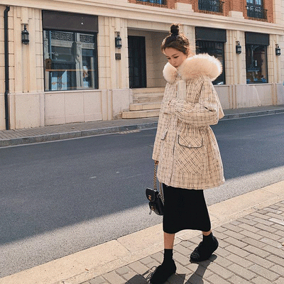Abrigo Acolchado de Algodón para Mujer - Chaqueta Térmica Xiaoxiang - Image 12