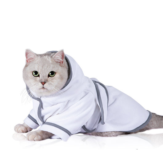 Ropa de Invierno para Mascotas: Pijamas y Batas Absorbentes para Perros y Gatos - Image 4