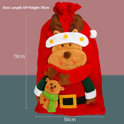 Medias Navideñas Decorativas - Juego de Tamaños Grande, Mediano y Pequeño - Image 7