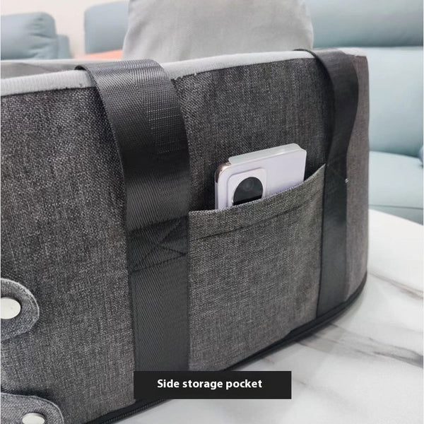 Bolsa Portátil para Mascotas con Cama Integrada para Auto