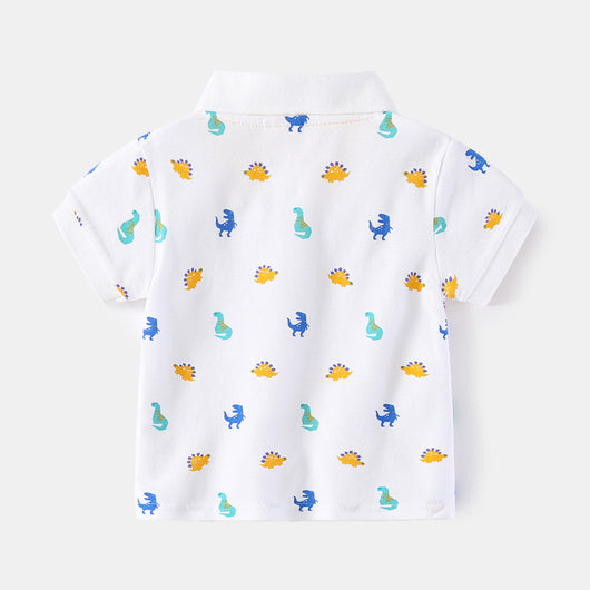 Camisa Infantil de Cuello Solapa y Manga Corta - Image 18