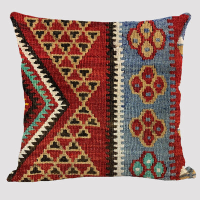 Almohada Reversible Étnica de Lino Bohemio Doble Cara - Image 3