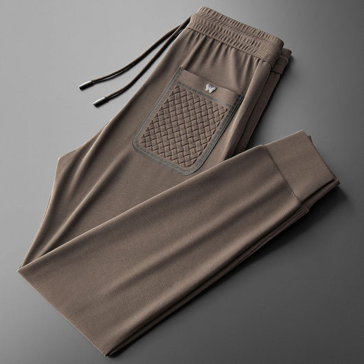 Pantalones Deportivos Casual de Lujo con Bordado de Marca y Tobillo Ajustable - Image 24
