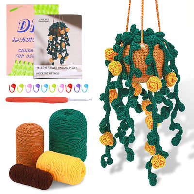 Gancho de Ganchillo Decorativo con Colgante de Plantas - Image 19