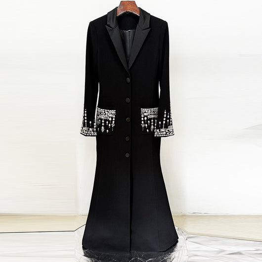 Vestido Fishtail con Cuello Tailored Star Fashion - Image 6
