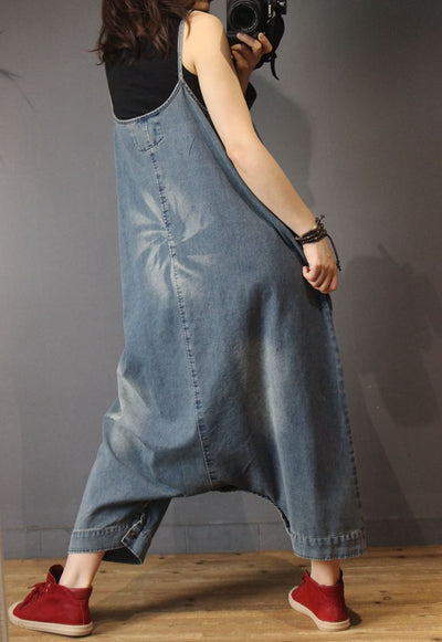 Overol Denim Suelto Estilo Moderno para Mujer - Image 4