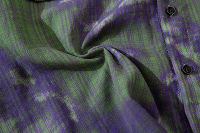 Camisa de Cuadros Estampada Manga Larga Unisex - Image 10