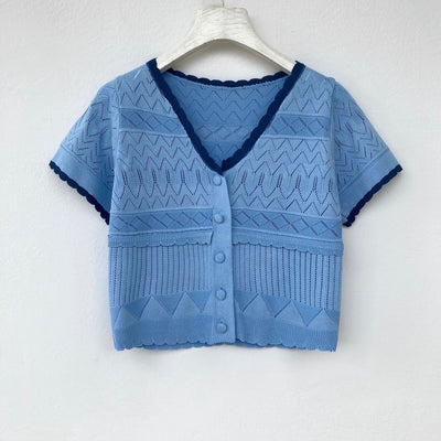 Cardigan Holgado Estilo Universitario para Mujer - Image 17