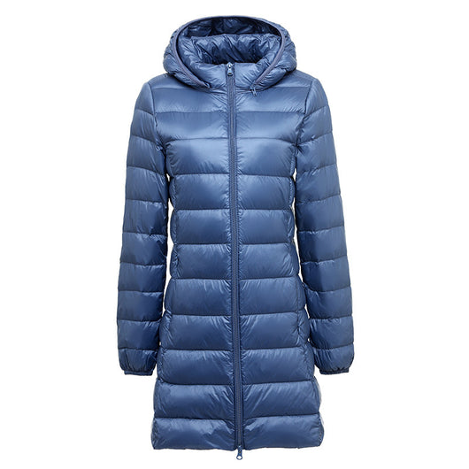 Abrigo Ligero de Plumas Desmontable para Otoño e Invierno - Image 3
