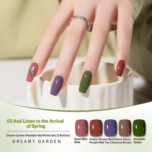Set de Esmaltes de Uñas a Base de Agua Dream Garden - Image 7