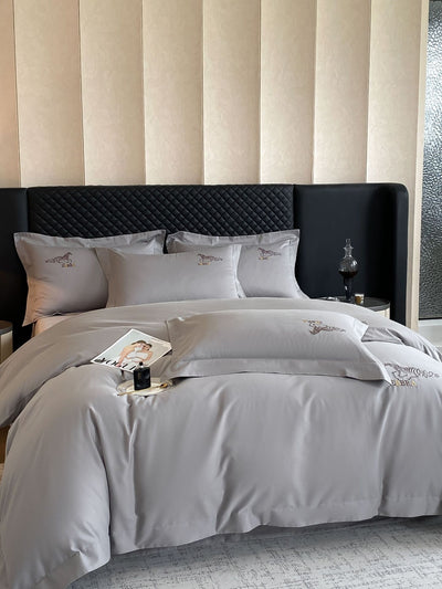 Juego de Cama Lujo Ligero Otoño Invierno 4 Piezas Acolchado Suave - Image 43