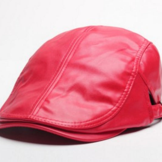 Gorra Pato Estilo Coreano Unisex - Boina PU Moderna Mayoreo