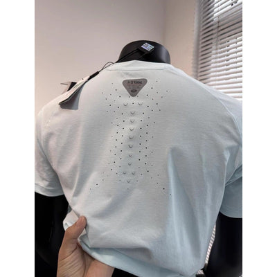 Playera Deportiva Manga Corta Perforada Secado Rápido para Hombre - Image 8