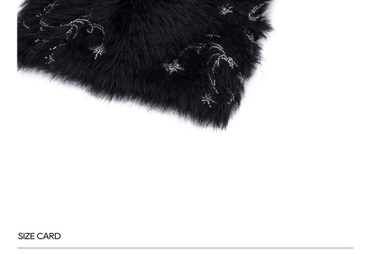 Gorro Tejido con Perlas y Piel de Visón Sintética - Calidez y Elegancia - Image 12