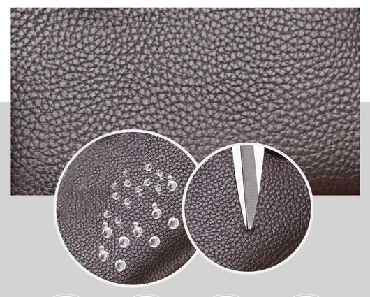 Bolsa de Cintura de Cuero para Hombre Impermeable Multifuncional - Image 8