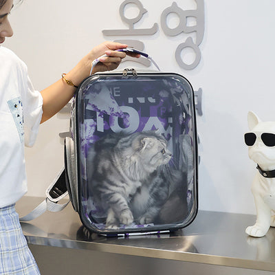 Mochila Transportadora Espacial Transpirable para Mascotas con Cápsula de Viaje - Image 15