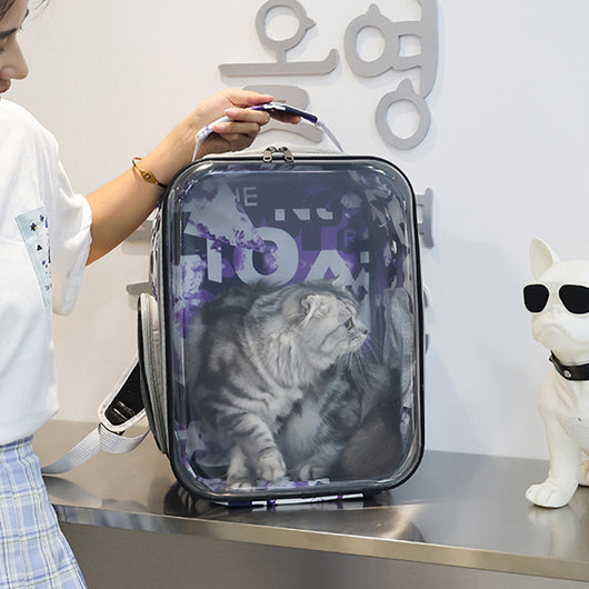 Mochila Transportadora Espacial Transpirable para Mascotas con Cápsula de Viaje - Image 15